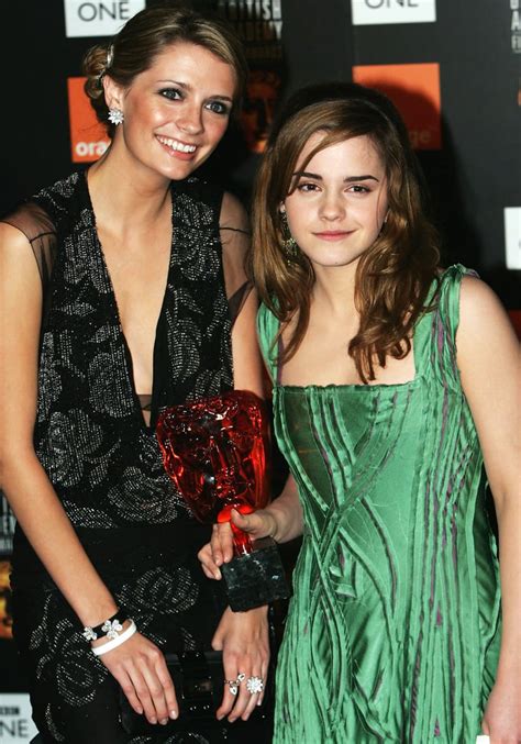 She began her career on the stage, appearing in tony kushner's slavs! Mischa Barton and Emma Watson, 2005 | BAFTA Awards ...