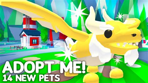 All 14 New Pets In Adopt Me Egg Update Roblox Adopt Me New Pets Youtube