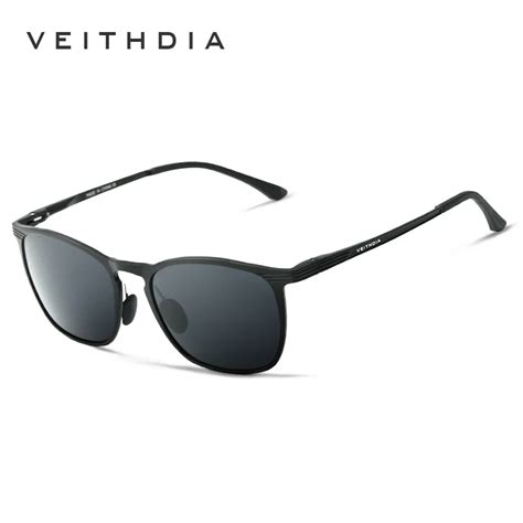Veithdia 2020 แว่นตากันแดดผู้ชายpolarized Uv400 เลนส์แว่นตาretroอลูมิเนียมแมกนีเซียมแว่นตากันแดด