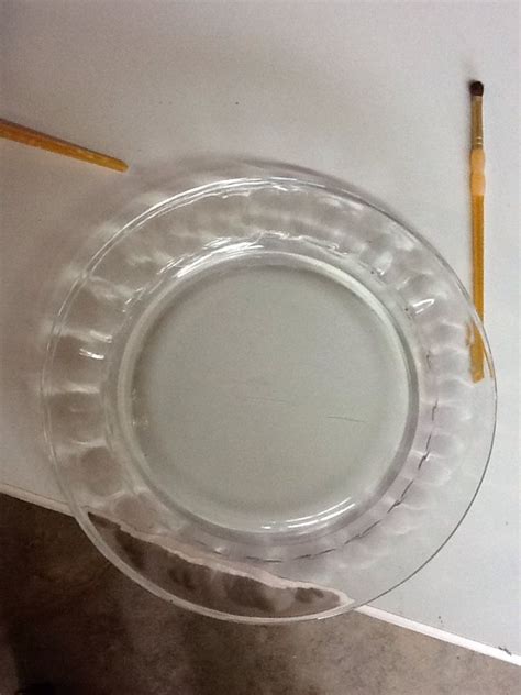 Start With A Plain Glass Plate Glass Plates Glass Dishes Glass