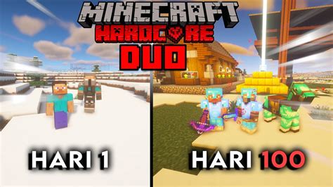 Hari Di Minecraft Hardcore Tapi Duo Youtube