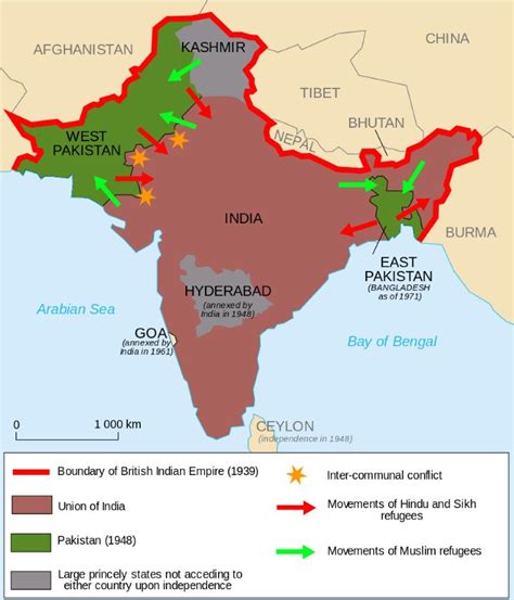 Partition Of India Map And Timeline Sexiz Pix