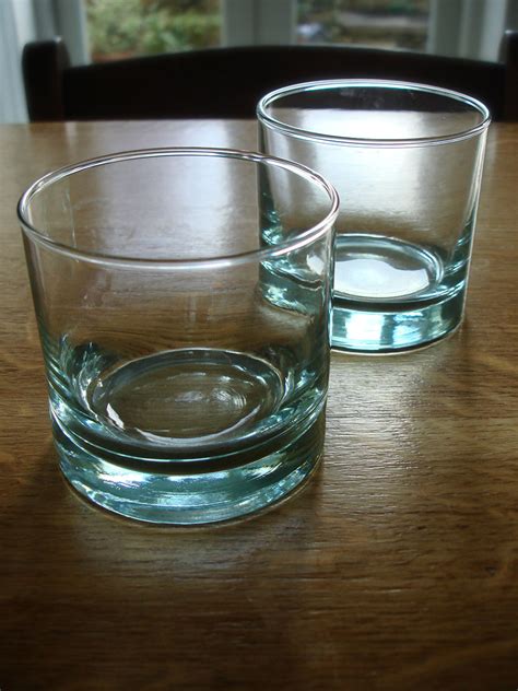 Recycled Glass Squat Tumblers Set Of 6 Natural Simplicity