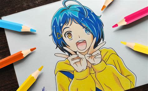 Details More Than 76 Anime Color Pencil Drawing Induhocakina