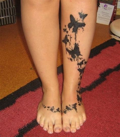 Foot Butterfly Tattoo Designs Tattoo Love