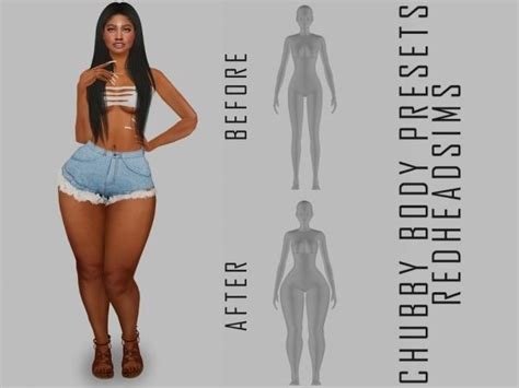 Pin On Skin Overlays Body Presets Sims Cc And Mods