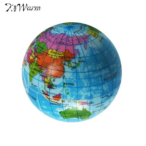 Kiwarm Mini Foam World Globe Teach Education Earth Atlas Geography Toy
