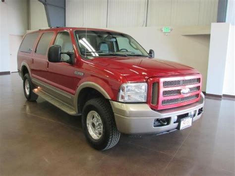 2005 Ford Excursion Eddie Bauer 139443 Miles Red 60l Automatic