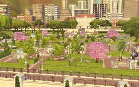 My Sims 4 Blog Downtown Park By Via Sims