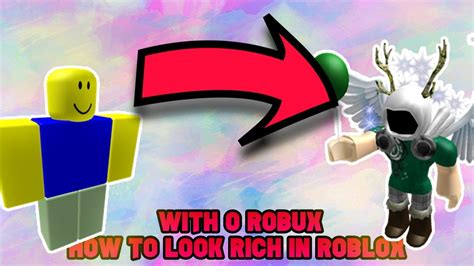 Roblox How To Look Richlike Pro People With 0 Robux Youtube
