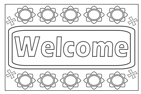 Welcome Coloring Pages To Print And Download Free Coloring Pages For Kids