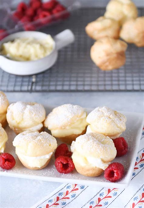 Amazing And Foolproof Mini Cream Puffs Recipe Mels Kitchen Cafe