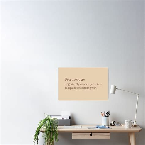 Picturesque Definition Academia Aesthetic Poster For Sale By