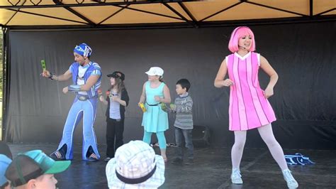 Vincent Dancing With Sportacus And Stephanie From Lazy Town Youtube