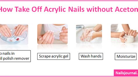Safe And Effective Nail Soaking Removing Acrylic And Gel Nails Without