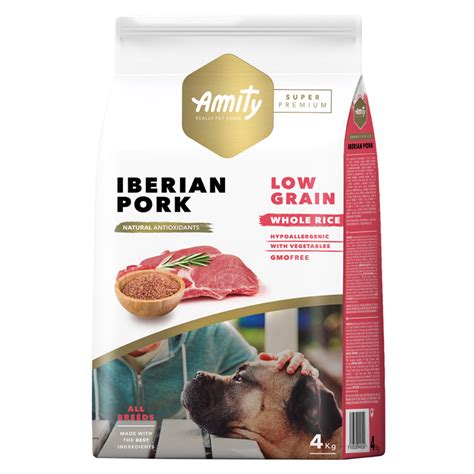 Amity Super Premium Low Grain Adult Iberian Pork Orniex