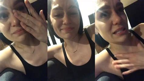 Jessie J Instagram Live Stream 26 November 2017 Crying On Instagram Live Youtube