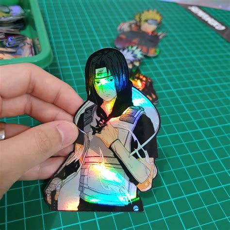 Anime Hologram Sticker Psh82 Big Naruto Itachi Shopee Singapore