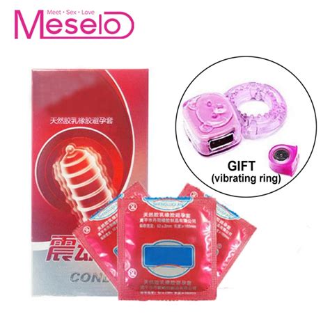 Buy Meselo G Spot Condoms For Men With Penis Vibrator Ring Sex Toys For Couple