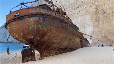 Shipwreck Beach Navagio Beach Smugglers Cove Zante Zakynthos