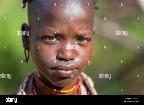 Portrait Of Hamer Tribe Turmi Omo Valley Ethiopia Stock Photo Alamy