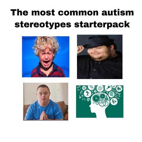 Autism stereotypes starterpack : aspiememes