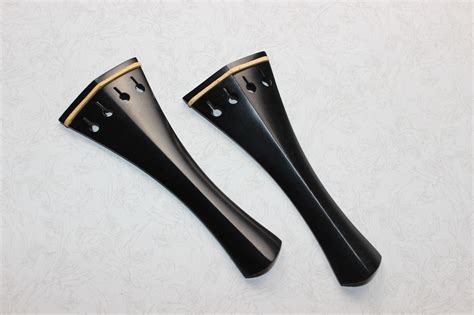 1pcs High Quality Black Ebony 44 Violin Tailpieceviolin Accessories