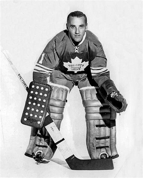 Jacques Plante Toronto Maple Leafs Hof Goalie Photo On Popscreen