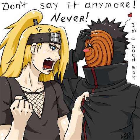 Deidara Vs Tobi By Anna Kokoro On Deviantart