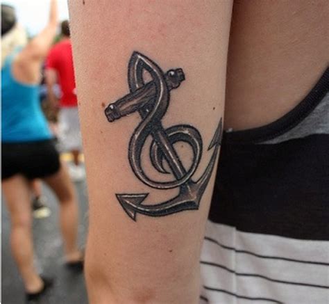 Tattoo Ideas Pinterest Treble Clef Anchors And Treble Clef Tattoo