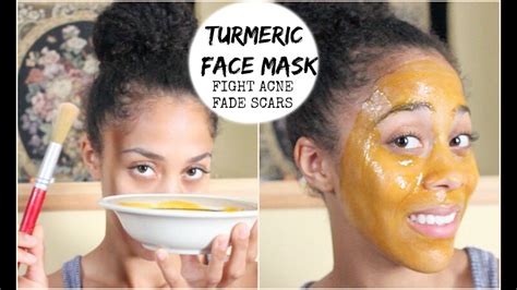 Diy Beauty Turmeric Face Mask Fight Acne And Fade Acne Scars Youtube