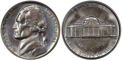 1941 5c Proof Jefferson Nickel Pcgs Coinfacts