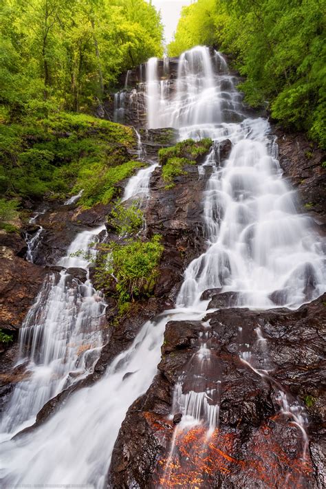 Waterfall Amicalola Falls State Park Dawsonville Georgia Ame