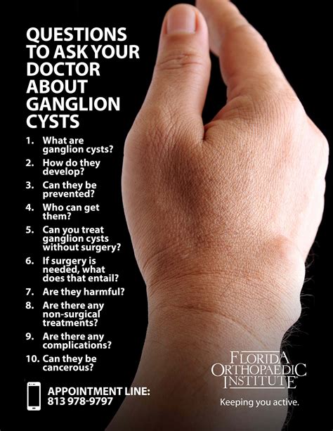 Ganglion Cyst Wrist Treatment Florida Orthopaedic Institute