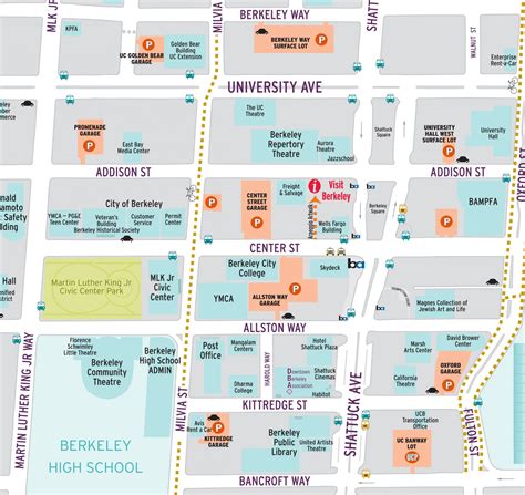Uc Berkeley Campus Map Blank Map