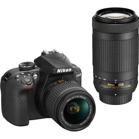 Nikon D3400 Dslr Camera With 18 55mm And 70 300mm Lenses 1573
