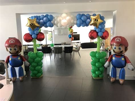 Super Mario Balloon Archway Balloonarch Super Mario Party Themed