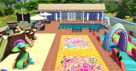 Sims 4 Community Pool Newcrest Bri Ks Dusky Illusions