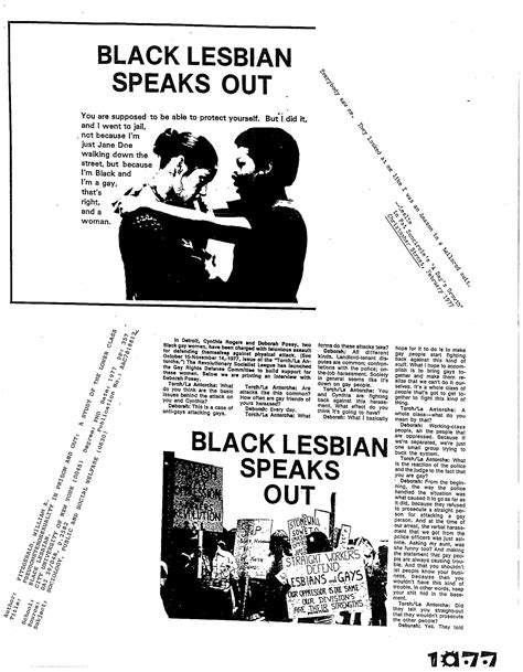 Black Lesbians In The 70s And Before An At Home Tour At The Lesbian Herstory Archives The