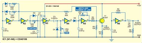 Tv Pattern Generator Detailed Circuit Diagram Available