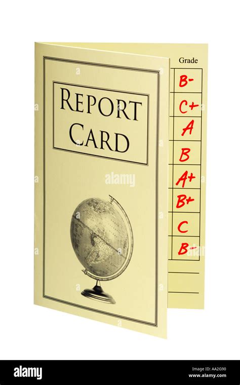 School Report Card Hi Res Stock Photography And Images Alamy