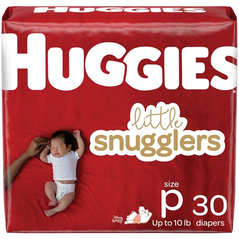 Huggies Little Snugglers Baby Diapers Size Preemie 30 Ct Walmart