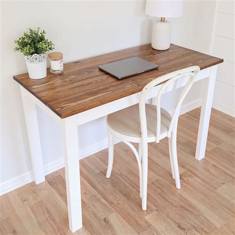 Simple And Easy Diy Wood Desk For 45 Angela Marie Made