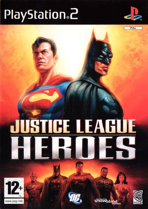 Justice League Heroes 2006 Playstation 2 Box Cover Art Mobygames