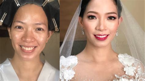 bridal makeup for fair skinned filipina from pale to vibrant bride youtube