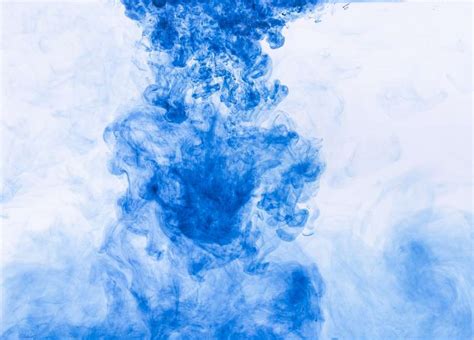 🥇 Imagen De Fondo Con Textura De Tinta Azul En Liquido Transparente