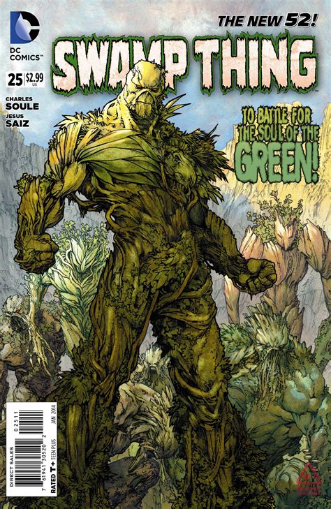 Swamp Thing N°25 Art And Cover By Jesús Saíz Dc Comics Dc Comics Art