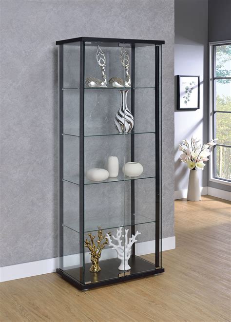 Glass Curio Display Cabinet This Display Cabinet Includes Six Glass
