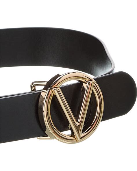 Valentino By Mario Valentino Giusy Leather Belt Shop Premium Outlets