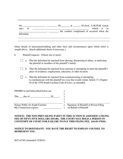Form Scca749 Fill Out Sign Online And Download Printable Pdf South
